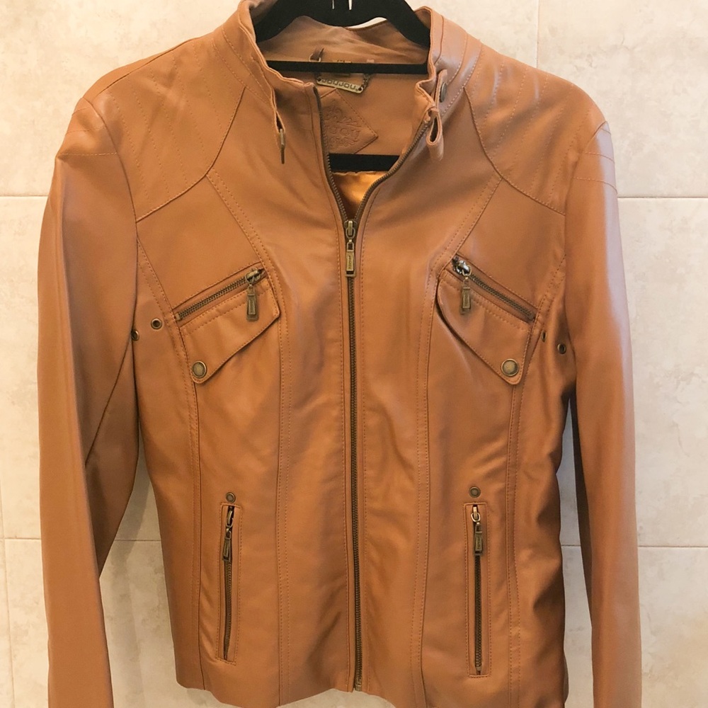 Faux Leather Jacket